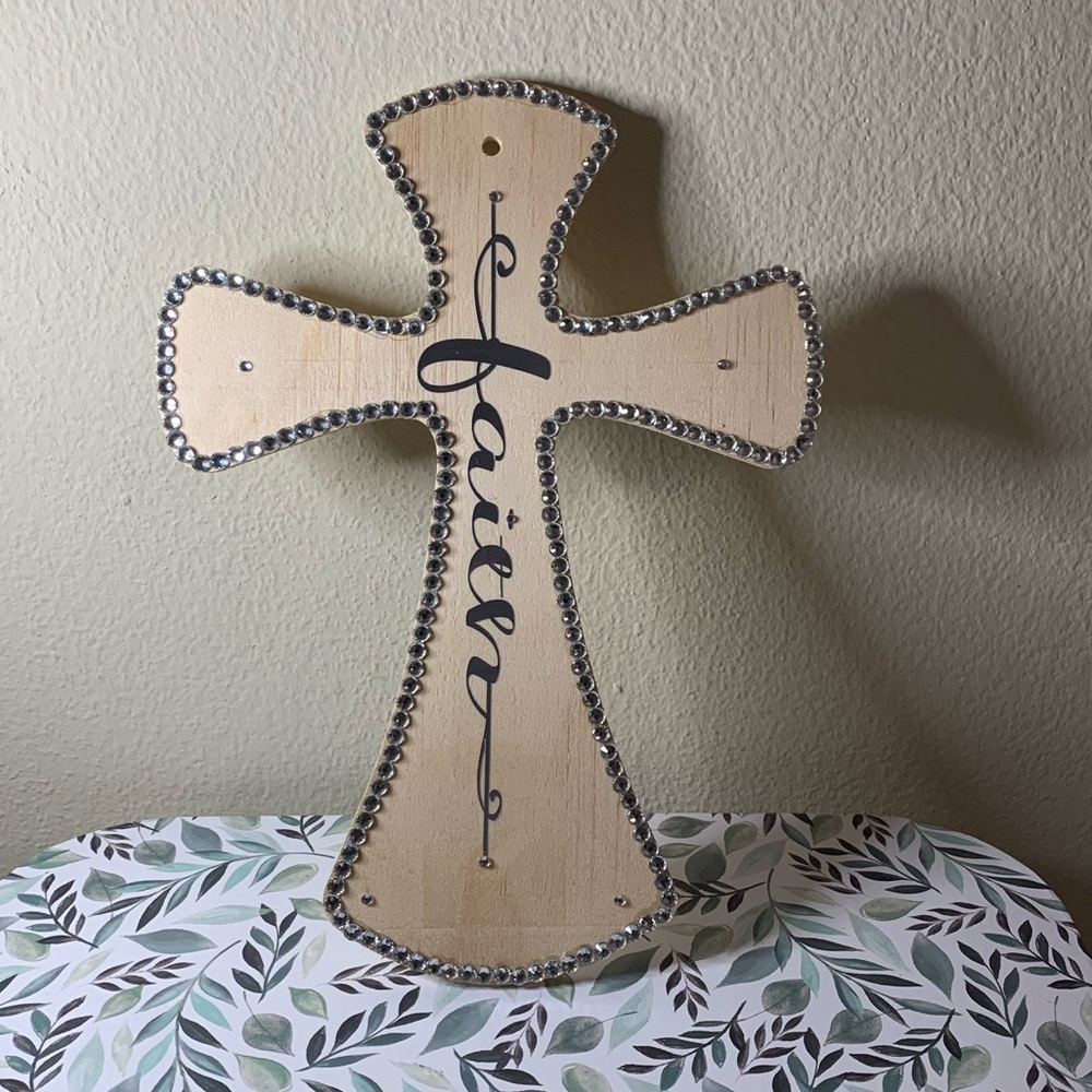 Wooden decorative cross